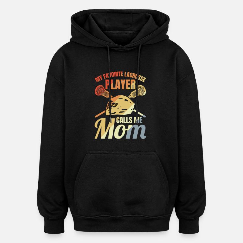 Mère de crosse - Sweat à capuche oversize unisexe - noir