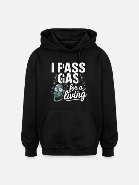 Motivating Nurse Graphic - Oversized Unisex Hoodie - black