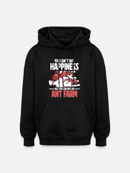 Ant Breeding Ant Breeder Ants - Oversized Unisex Hoodie - black