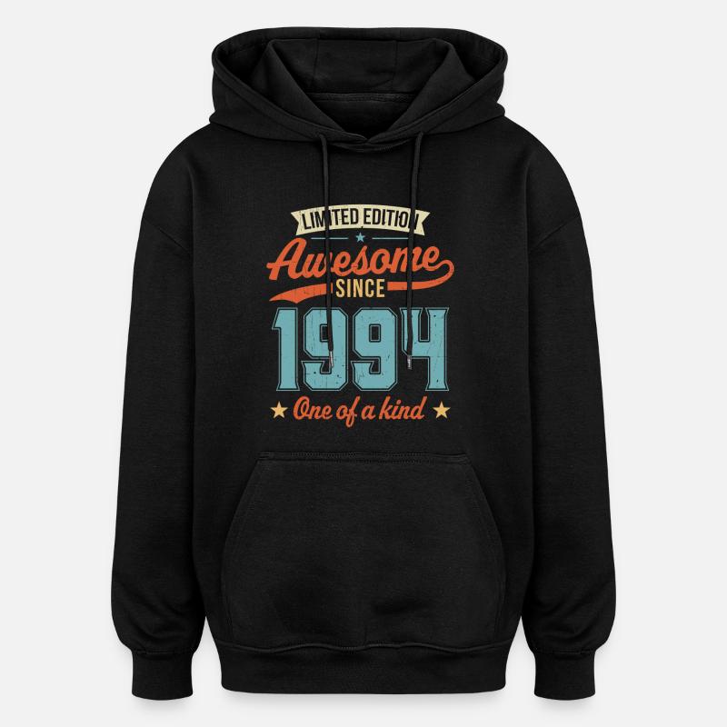 Awesome Since 1994 - Oversized Unisex Hoodie - black