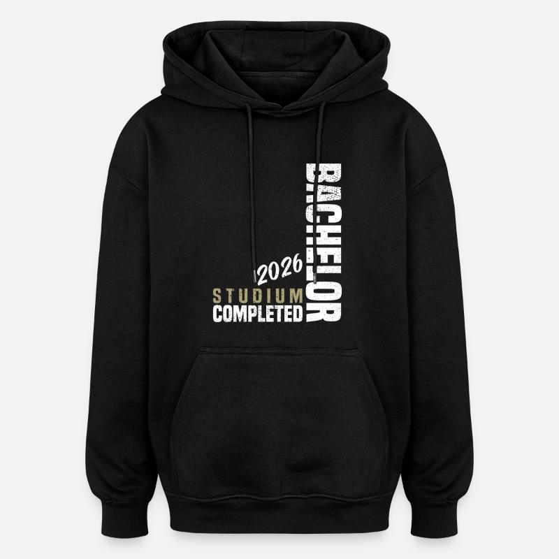 Licence 2026 - Sweat à capuche oversize unisexe - noir