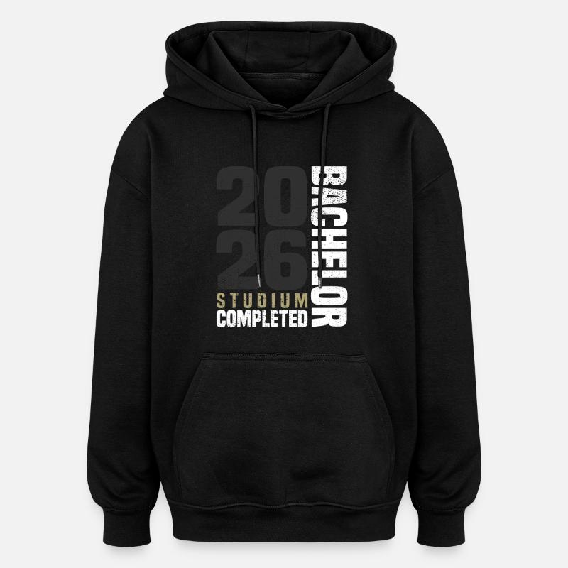 Bachelor Studium 2026 - Oversized Unisex Hoodie - Schwarz
