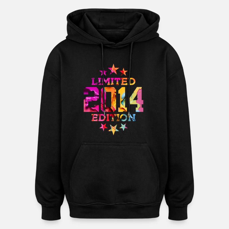 ÉDITION LIMITÉE 2014 12E ANNIVERSAIRE - Sweat à capuche oversize unisexe - noir