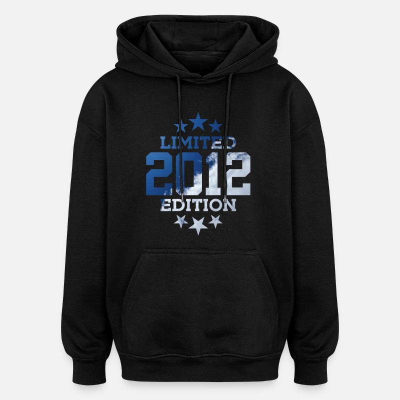 ÉDITION LIMITÉE 2012 14E ANNIVERSAIRE - Sweat à capuche oversize unisexe - noir