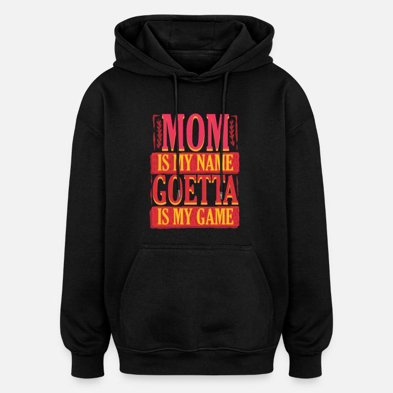 Saucisse de Goetta Noix - Sweat à capuche oversize unisexe - noir