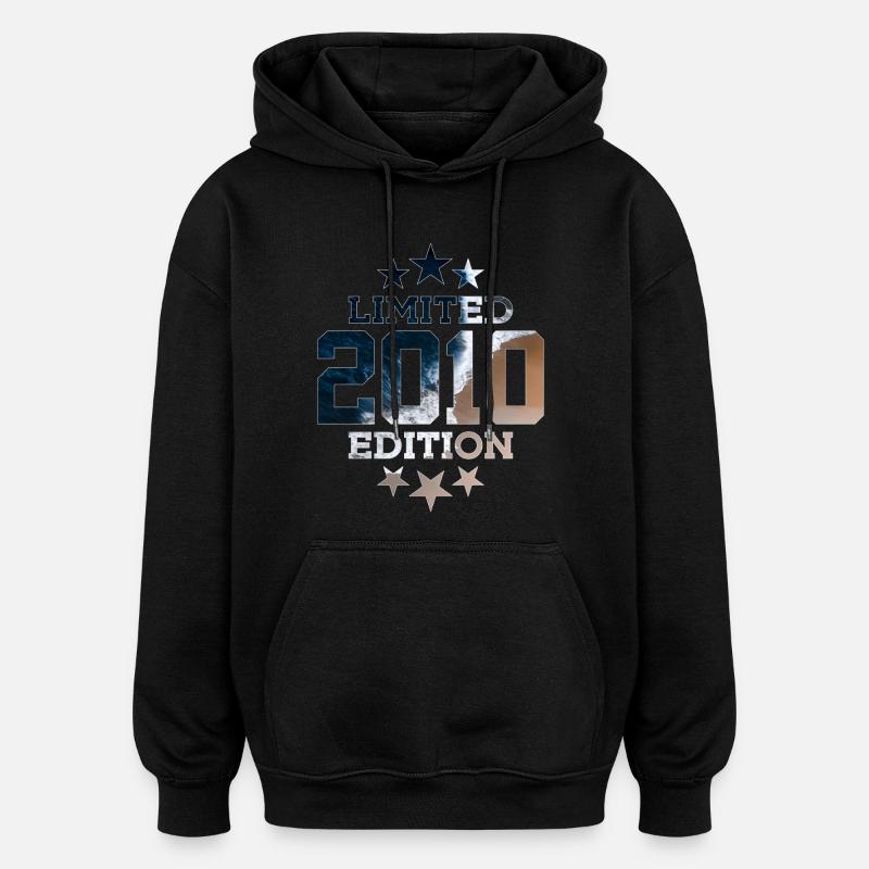 ÉDITION LIMITÉE 2010 16E ANNIVERSAIRE - Sweat à capuche oversize unisexe - noir