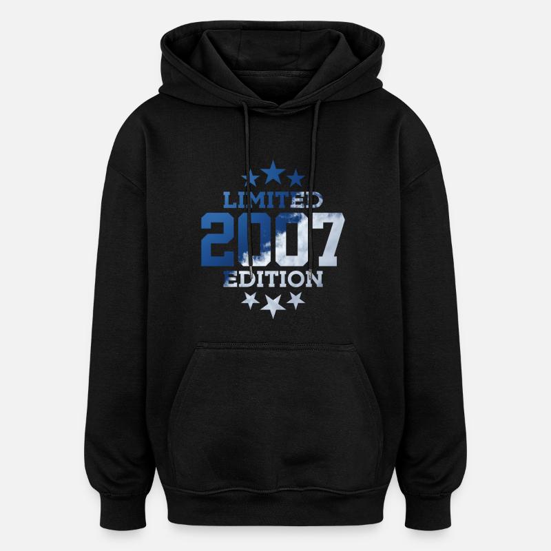ÉDITION LIMITÉE 2007 19E ANNIVERSAIRE - Sweat à capuche oversize unisexe - noir