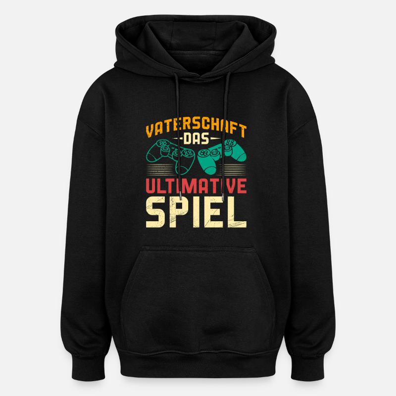 PATERNITÉ LE JEU ULTIME Plaisir - Sweat à capuche oversize unisexe - noir