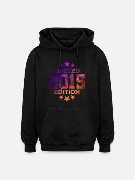 ÉDITION LIMITÉE 2015 11E ANNIVERSAIRE - Sweat à capuche oversize unisexe - noir