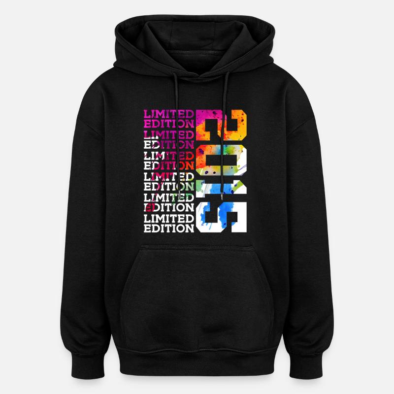 ÉDITION LIMITÉE 2015 11 ANS 11E ANNIVERSAIRE - Sweat à capuche oversize unisexe - noir