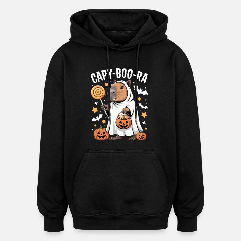 Costume d’Halloween Capybara Capy-Boo-Ra - Sweat à capuche oversize unisexe - noir