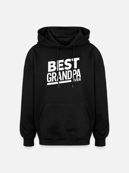 Best Grandpa Ever - Bester Opa - Oversized Unisex Hoodie - black