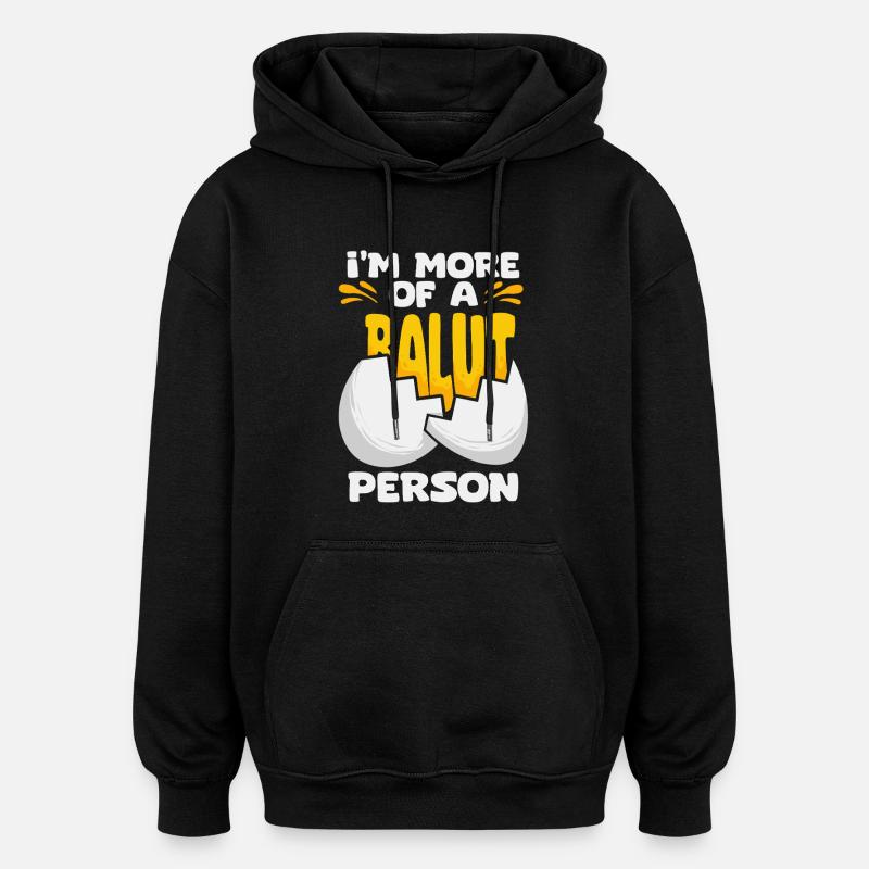 Balut Philippines - Sweat à capuche oversize unisexe - noir