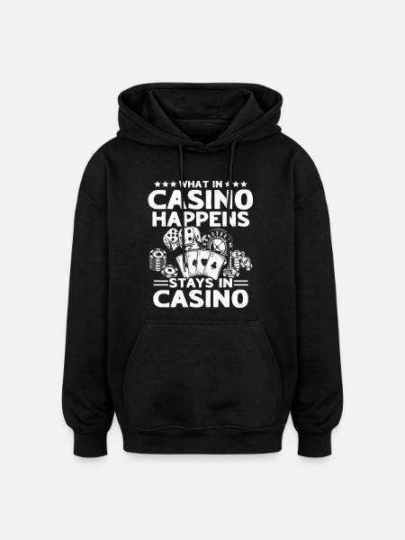 Casino Casino Players - Oversized Unisex Hoodie - black