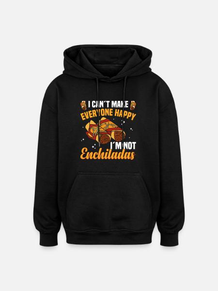 Enchilada Lover Mexikanische Küche Speisegericht - Oversized Unisex Hoodie - Schwarz