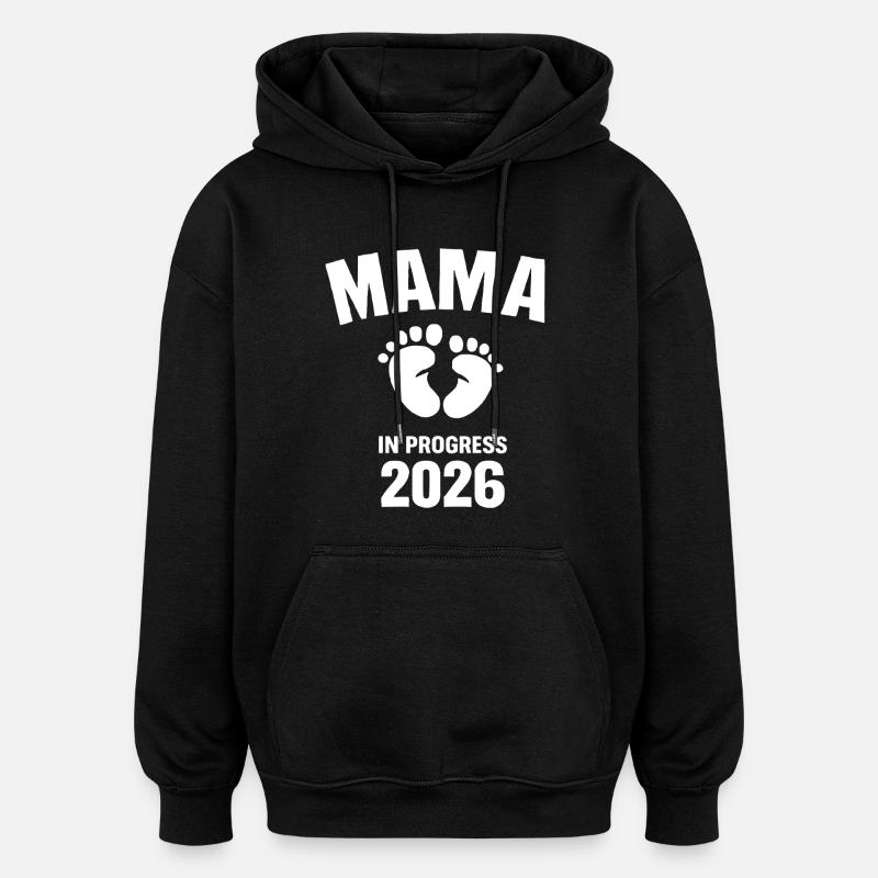 Mama en Développement 2026 - Sweat à capuche oversize unisexe - noir