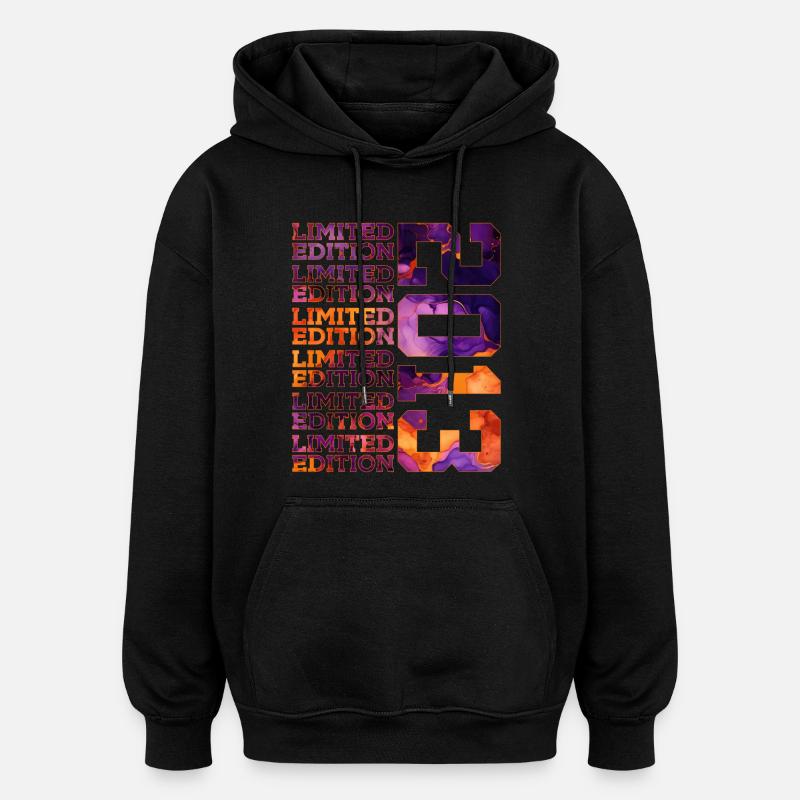 13E ANNIVERSAIRE ÉDITION LIMITÉE 2013 - Sweat à capuche oversize unisexe - noir