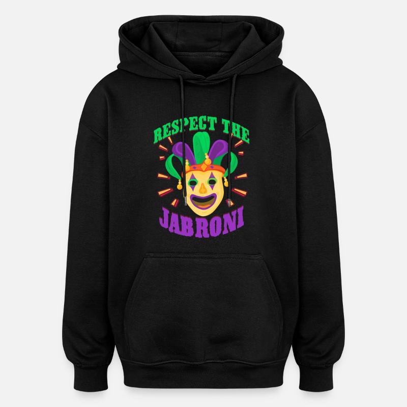 Respectez les Jabroni - Sweat à capuche oversize unisexe - noir