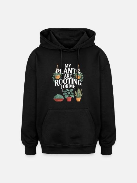Houseplants Houseplants - Oversized Unisex Hoodie - black