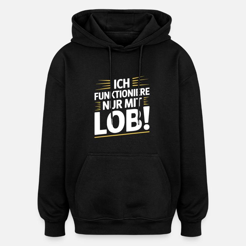 Motivation : Dire des compliments - Sweat à capuche oversize unisexe - noir