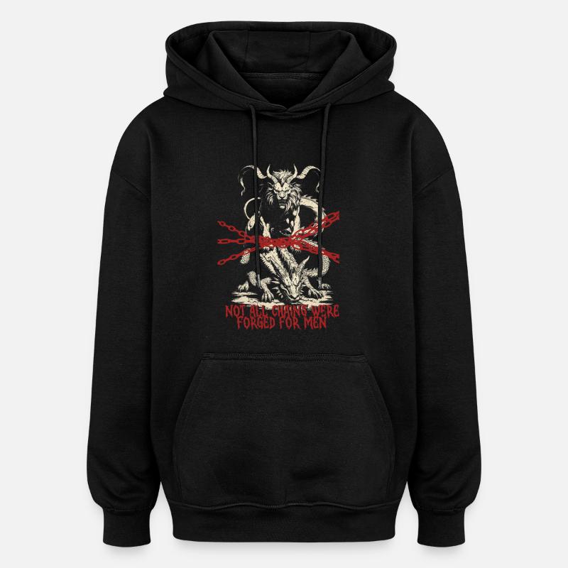 Chimera Creature Mythological Creatures - Oversized Unisex Hoodie - black