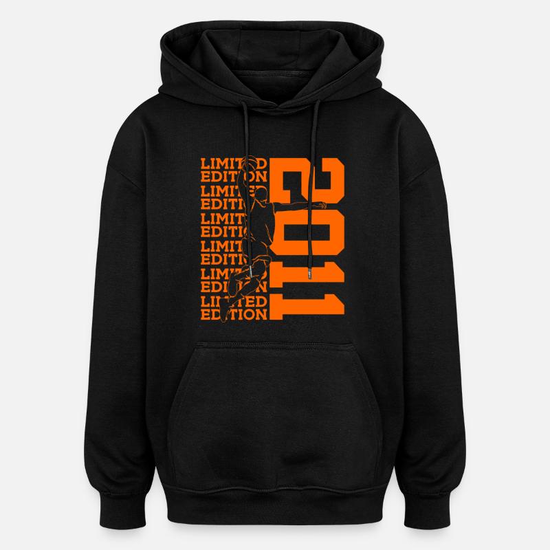 ÉDITION LIMITÉE 2011 BASKETBALL 15E ANNIVERSAIRE - Sweat à capuche oversize unisexe - noir