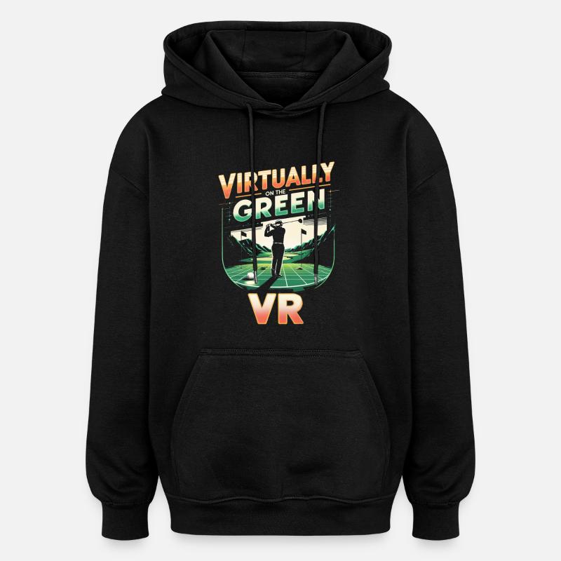 Golf simulator - Oversized Unisex Hoodie - black