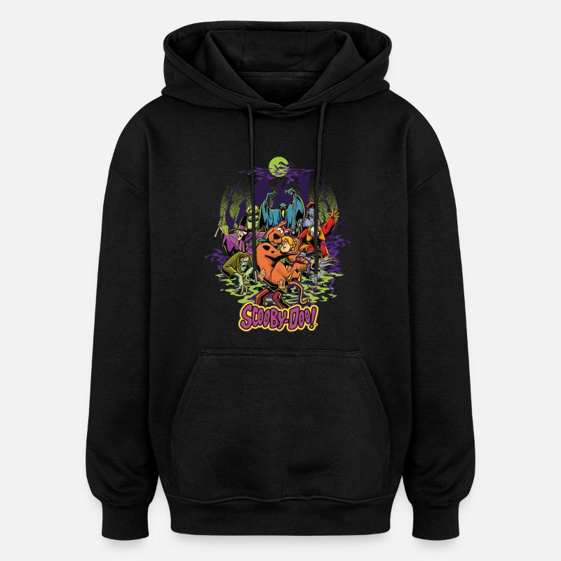 Scooby-Doo Scooby med Shaggy Rogers Halloween - Oversized luvtröja unisex - svart
