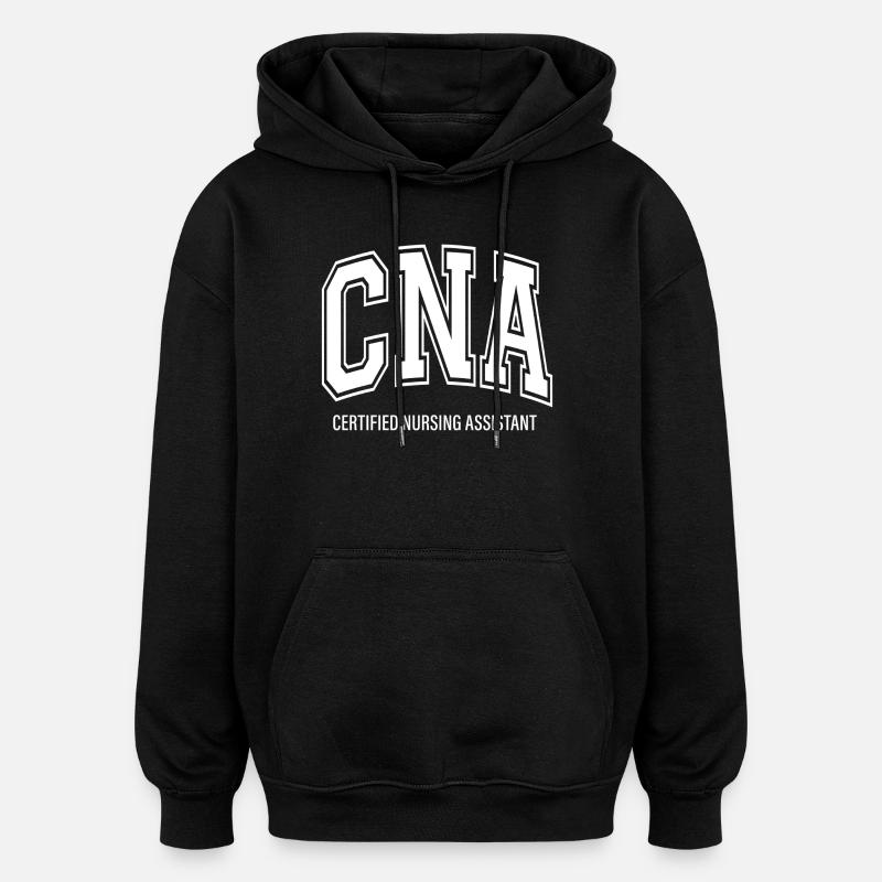 Assistante infirmière certifiée CNA - Sweat à capuche oversize unisexe - noir