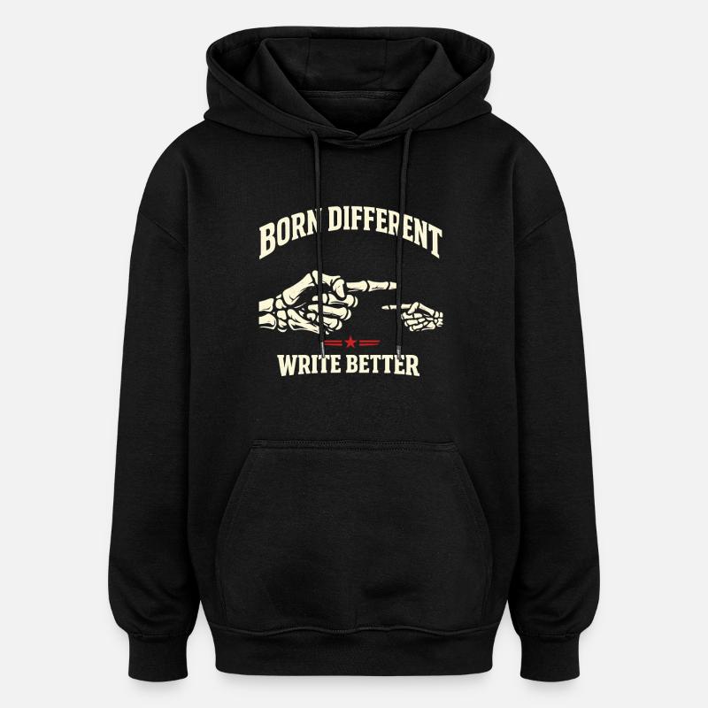 Born Different - Oversized Unisex Hoodie - black