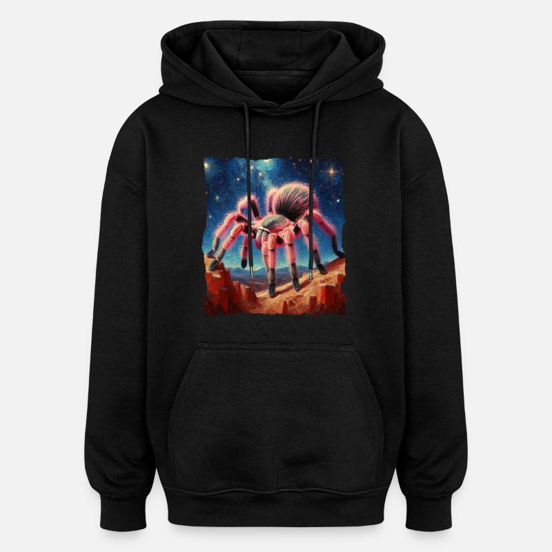 Chile Vogelspinne Starry Night - Oversized Unisex Hoodie - Schwarz