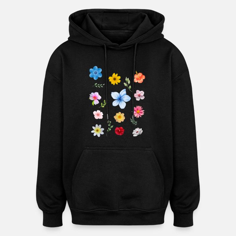 Spring is Coming - Oversized Unisex Hoodie - black