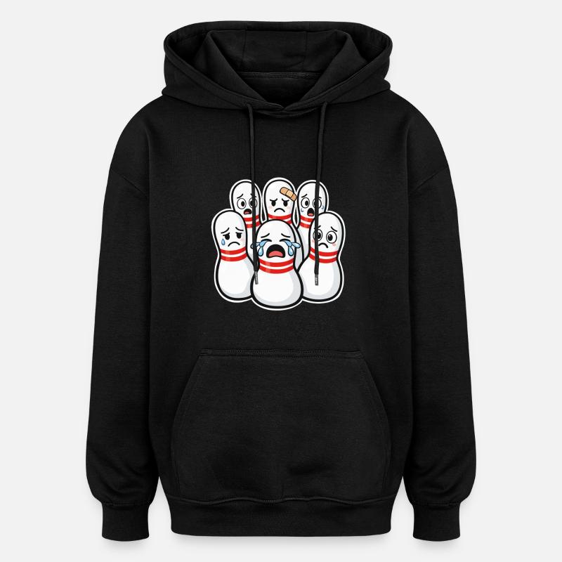 Skittles - Sweat à capuche oversize unisexe - noir