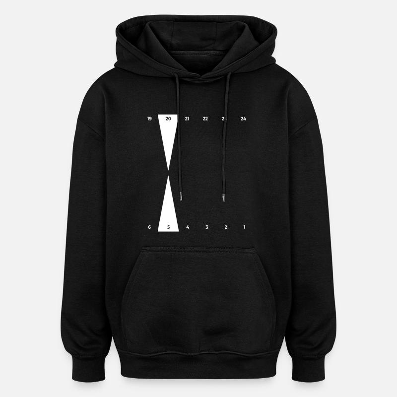 Backgammon | Golden Point - Oversized Unisex Hoodie - Schwarz