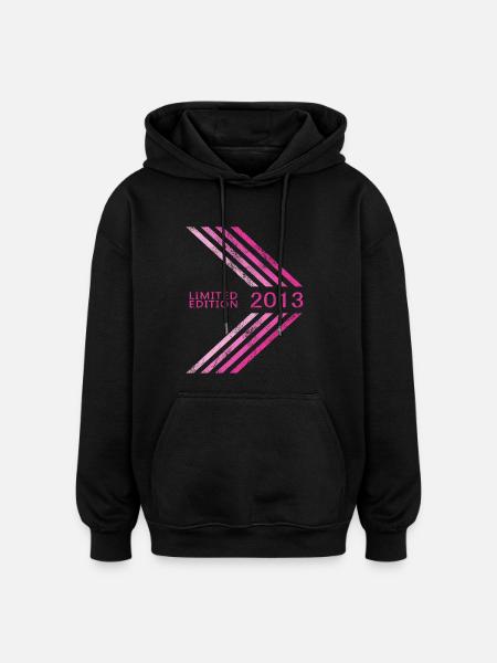 Édition limitée 2013 Birthday Girl - Sweat à capuche oversize unisexe - noir