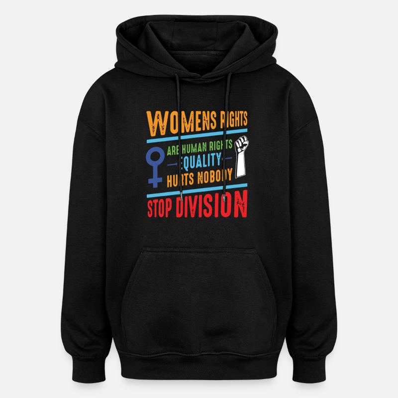 Women's Equality Day - Oversized Unisex Hoodie - black