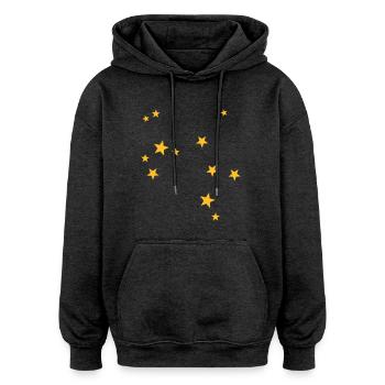 Schütze Sternbild - Oversized Unisex Hoodie - Anthrazit - Vorne - Noah (186cm)
