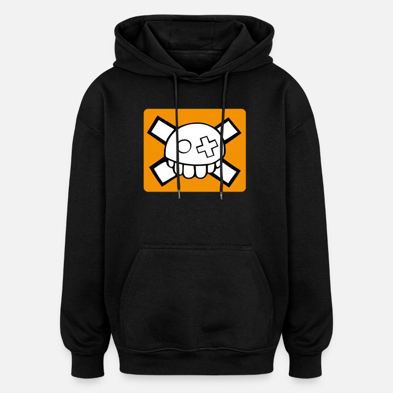 Roger - Oversized Unisex Hoodie - Schwarz
