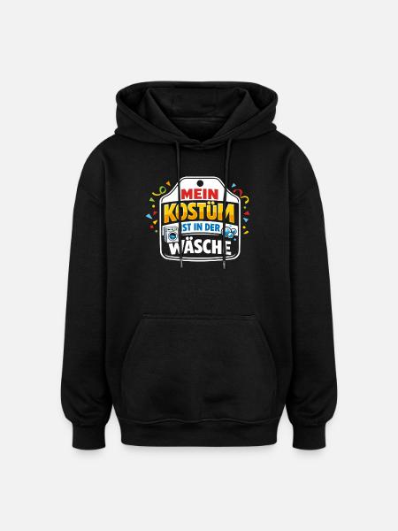 Carnival Costume Lingerie Funny Gift - Oversized Unisex Hoodie - black