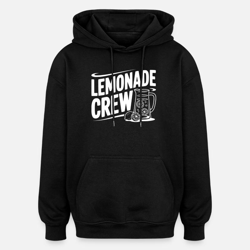 Lemonade Crew - Oversized Unisex Hoodie - black