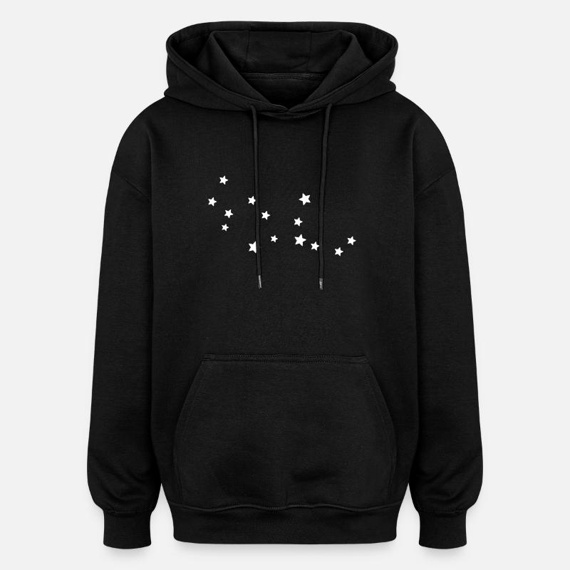 Sternbild Jungfrau - Oversized Unisex Hoodie - Schwarz