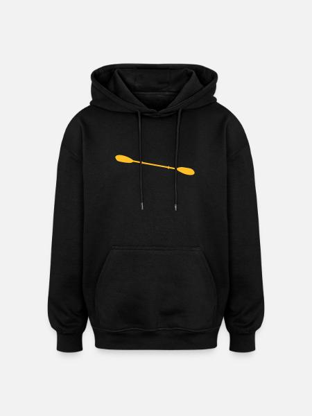 kayaking - Oversized Unisex Hoodie - black