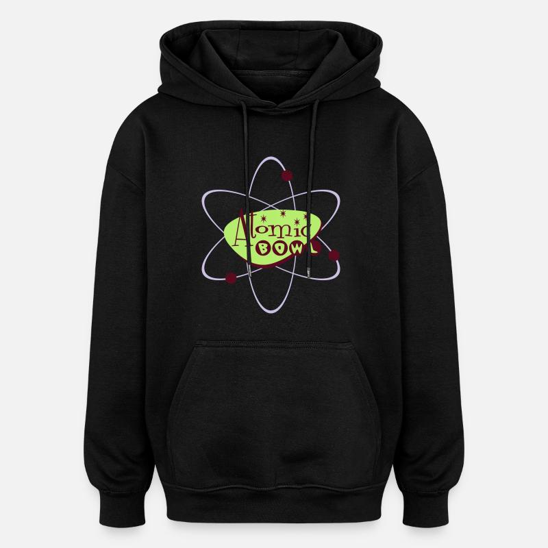 Atomic Bowl - Sweat à capuche oversize unisexe - noir