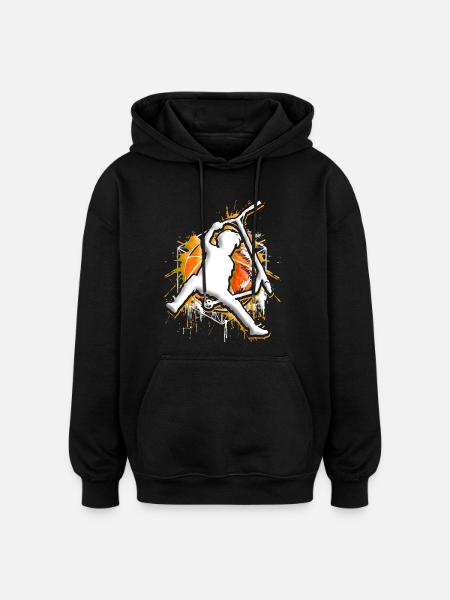 Scooter - Stuntscooter - Trottinette - Tretroller - Oversized Unisex Hoodie - black