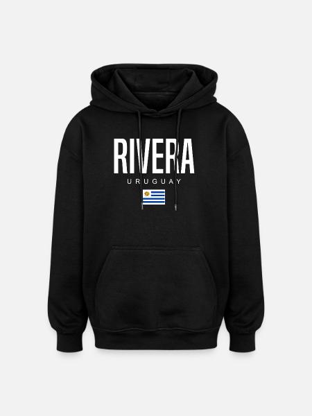 Rivera Uruguay Uruguayans - Oversized Unisex Hoodie - black