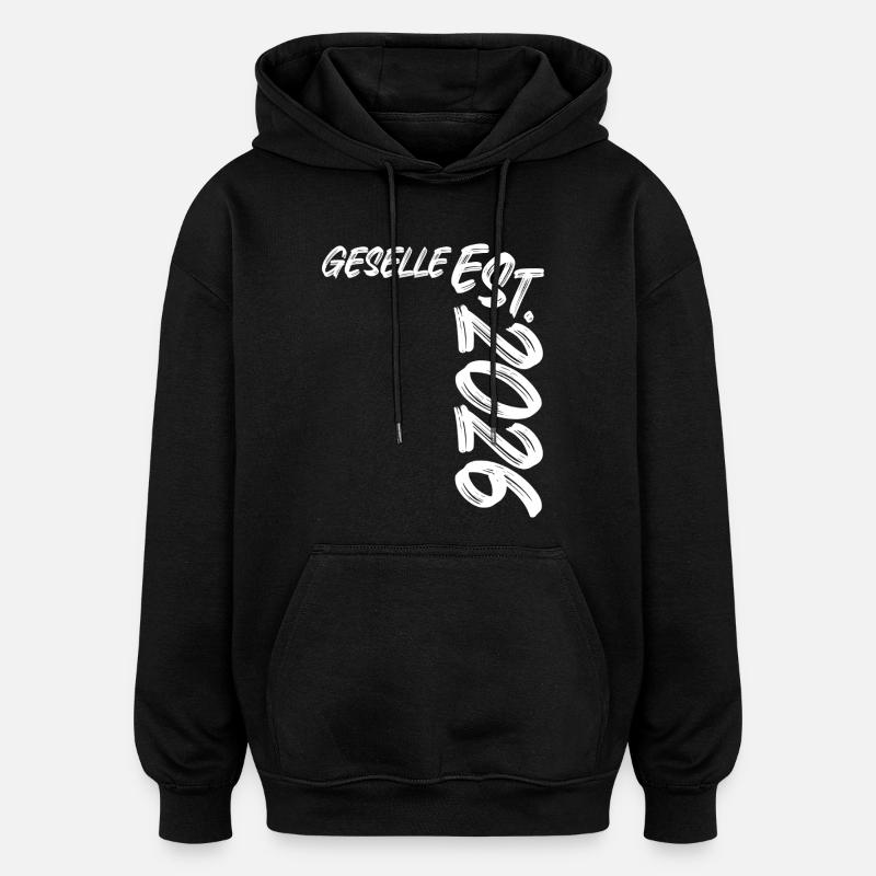 Compagnon fondé en 2026 - Sweat à capuche oversize unisexe - noir