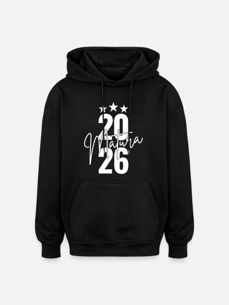 Matura 2026 - Oversized Unisex Hoodie - black