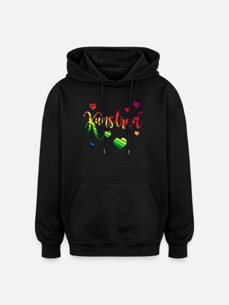 Kunstrad, Kunstradfahren, Hallenradsport - Oversized Unisex Hoodie - Schwarz