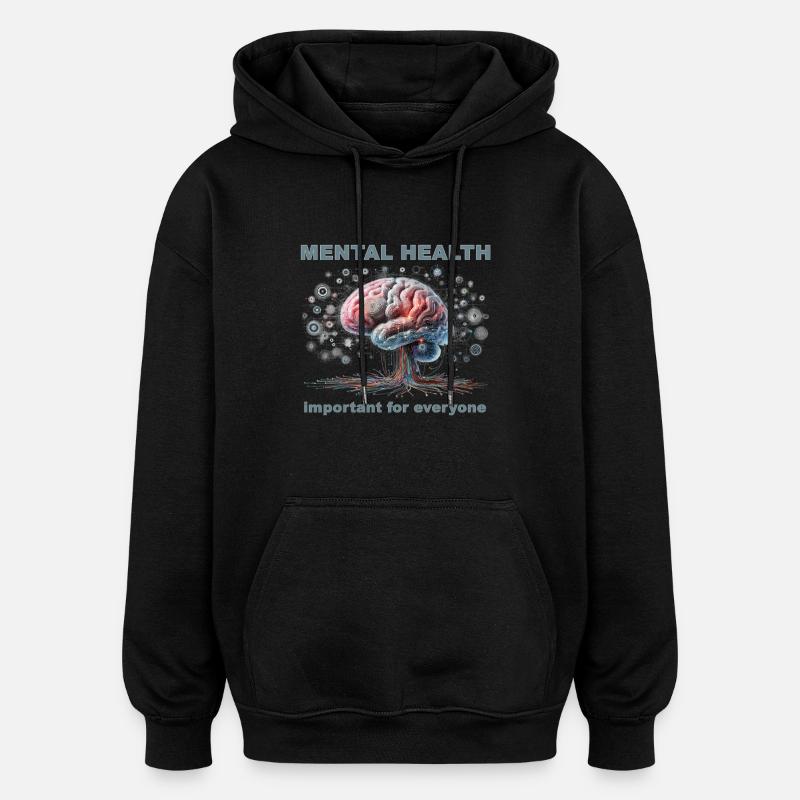 À tes souhaits - Sweat à capuche oversize unisexe - noir