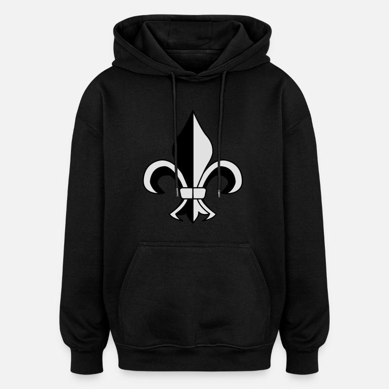 conception A.Gerlitz - Sweat à capuche oversize unisexe - noir